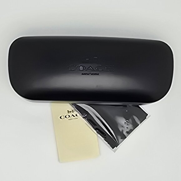 Coach HC7114 L1148 900574 Light Gold Frame Brown Gradient Lens Sunglasses w Case main image 13